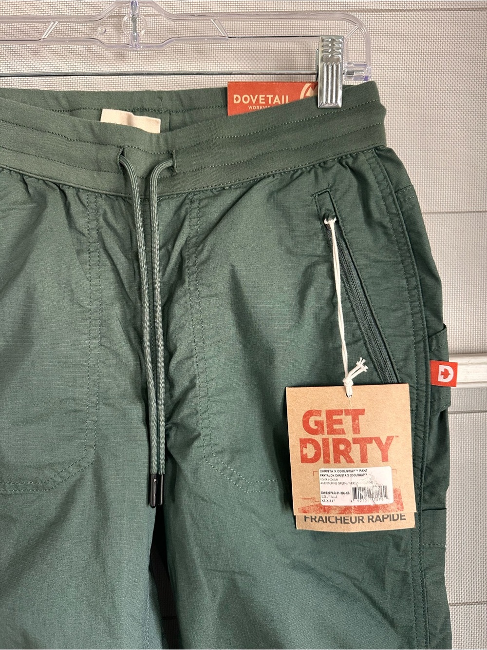 New Women’s Green Utility Pants by Dovetail Workwear